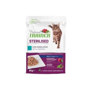 NATURAL TRAINER Sterilised - Μπακαλιάρος 85gr