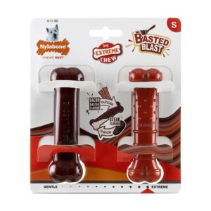 Nylabone Extreme Chew Basted Bone Bacon Small