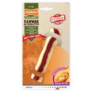 NYLABONE Extreme Chew Rawhide Roll Small