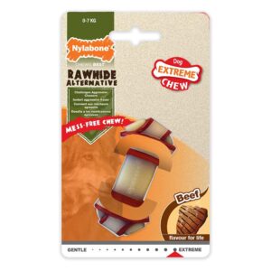 NYLABONE Rawhide Knot Bone - Beef