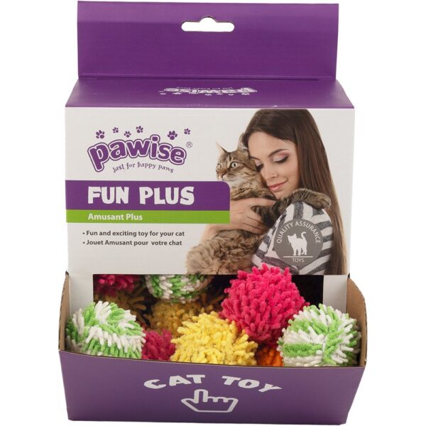 PAWISE PW Παιχνίδι Γάτας Fun Box Color Ball (1 τεμ.)