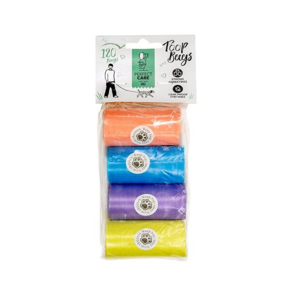 perfect-care-poop-bags-8-rola-polychroma-90816.jpg Perfect Care Poop Bags 8 Ρολά Πολύχρωμα