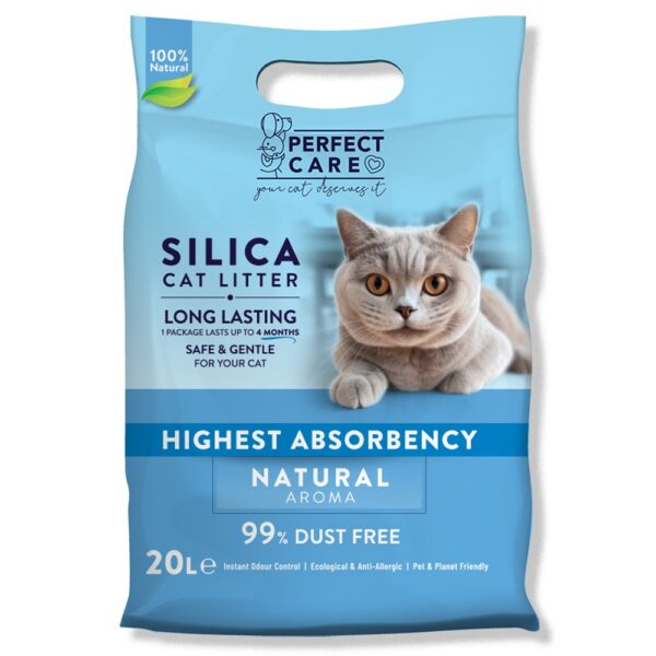 PERFECT CARE Silica Cat Litter - Natural