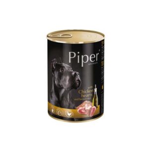 PIPER Adult Καρδιές Κοτόπουλου & Καστανό Ρύζι 400gr