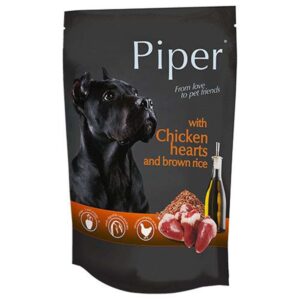 PIPER Adult Καρδιές Κοτόπουλου & Καστανό Ρύζι