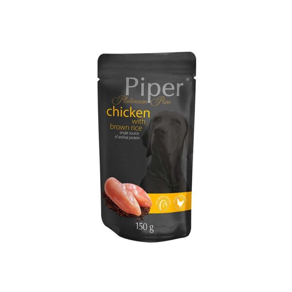 piper-platinum-adult-kotopoylo-kastano-ryzi-10x150-d74206.jpg PIPER PLATINUM Adult Κοτόπουλο & Καστανό Ρύζι 150gr