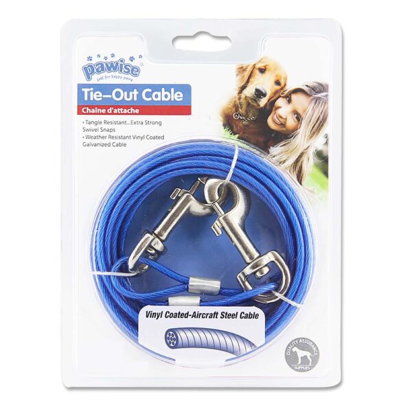 pw11512.jpg PAWISE Tie Out Cable (Upto 60LBS), Κόκκινο/Μπλέ